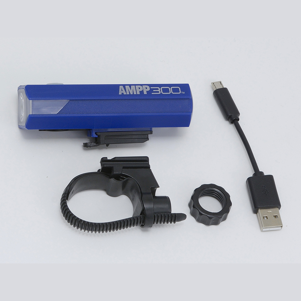 CATEYE（キャットアイ） 自転車 ライト CE AMPP300 前照灯 USB充電