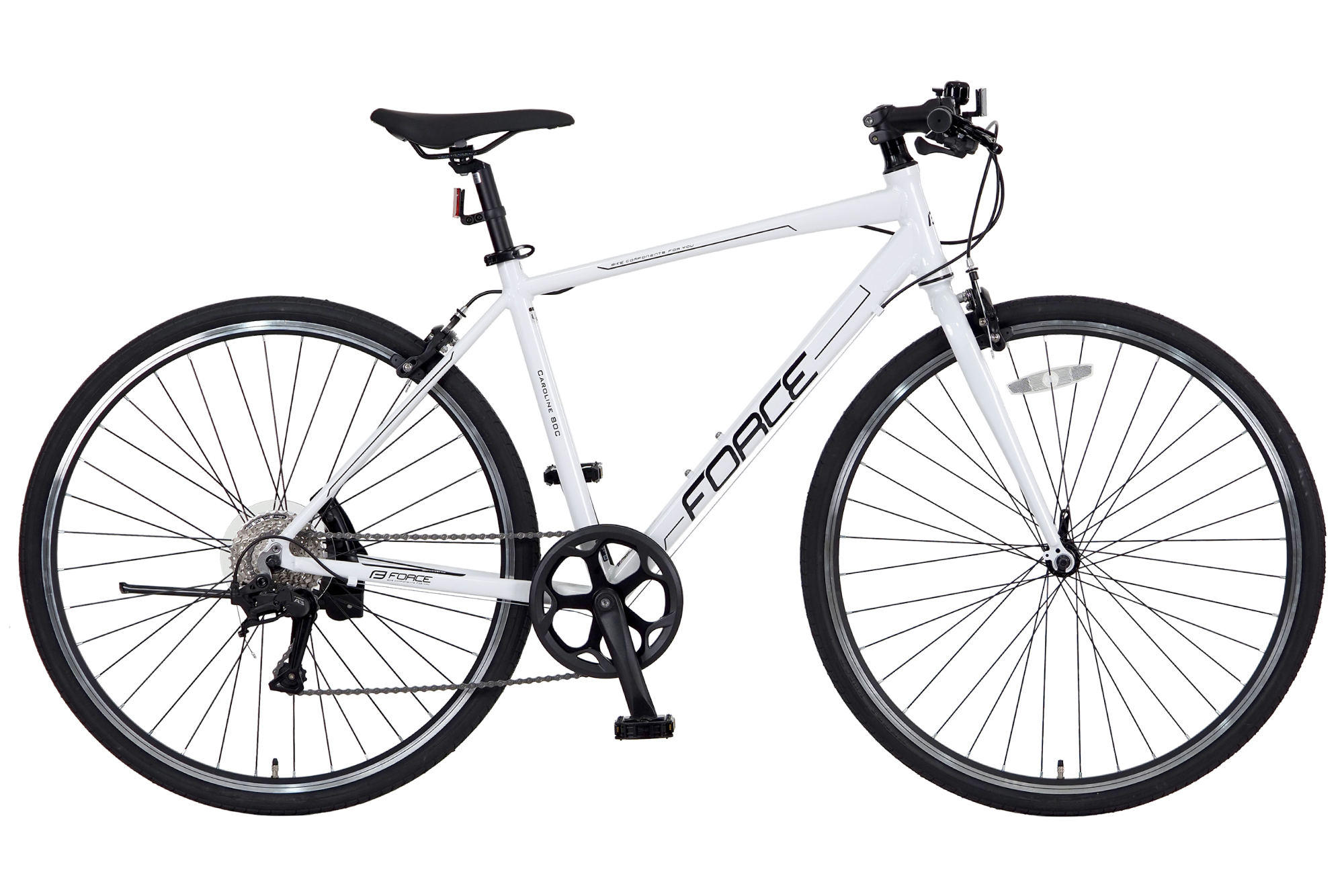 FORCE（フォース） クロスバイク 自転車 700C 外装8段 軽量アルミ
