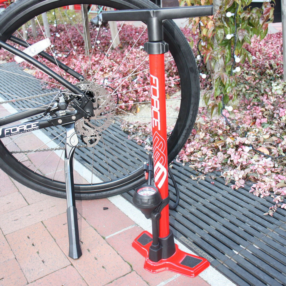 自転車 空気入れ スポーツポンプ ゲージ付き ...の詳細画像4