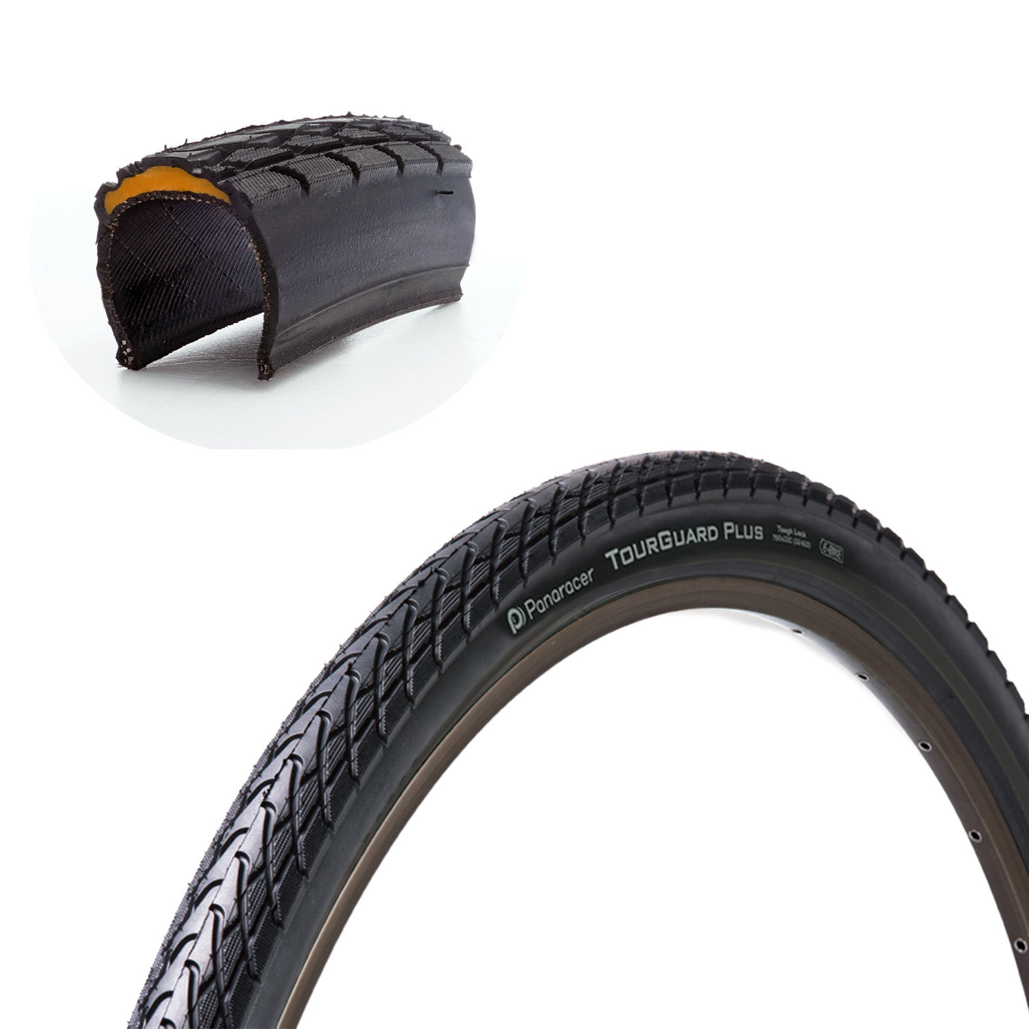 Panaracer TOUR GUARD PLUS 700x28c 700x32c 自転車 タイヤ クロスバイク スポーツ 700c | Panaracer