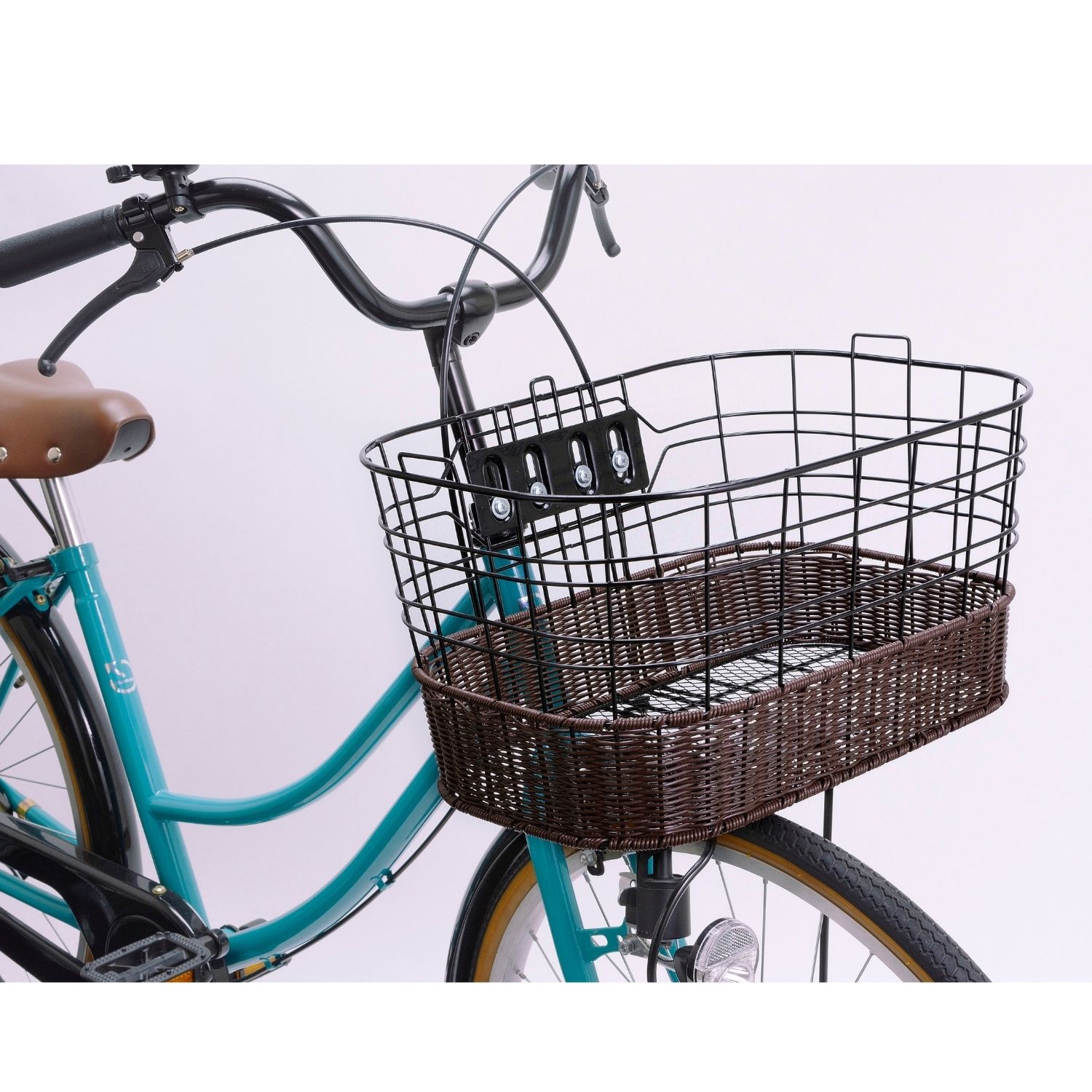 サギサカ（SAGISAKA） 自転車 カゴ 大きい ワイド 前用 フロント 