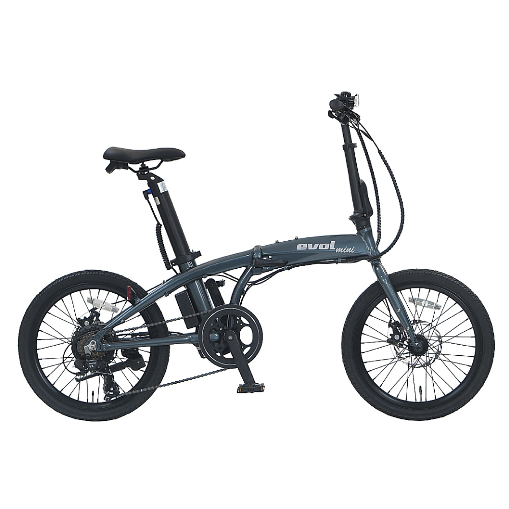 電動アシスト自転車 エヴォル（evol） EVOL-MINI （EMI07B）20インチ 7段変速 折りたたみ自転車 |  | 01