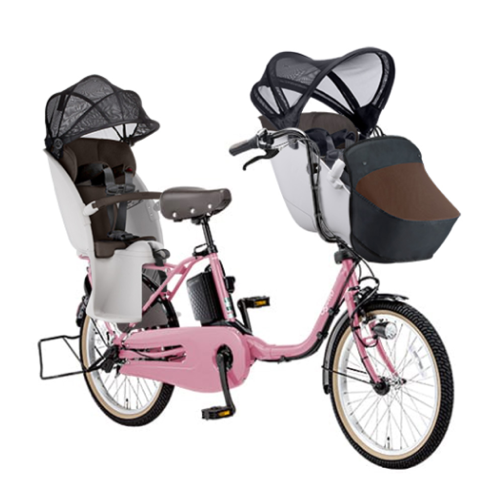 【セット販売】電動アシスト自転車 Panasonic パナソニック 2025年 ギュット・クルーム・DX BE-FFD033 20インチ 3人乗り NCD491S / NCD501S | Gyutto | 02