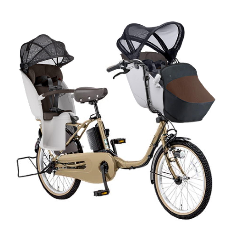 【セット販売】電動アシスト自転車 Panasonic パナソニック 2025年 ギュット・クルーム・DX BE-FFD033 20インチ 3人乗り NCD491S / NCD501S | Gyutto | 04