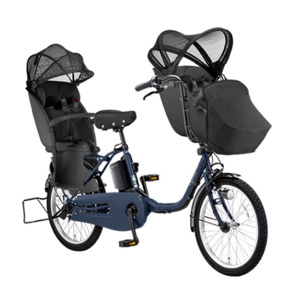 【セット販売】電動アシスト自転車 Panasonic パナソニック 2025年 ギュット・クルーム・DX BE-FFD033 20インチ 3人乗り NCD491S / NCD501S | Gyutto | 05