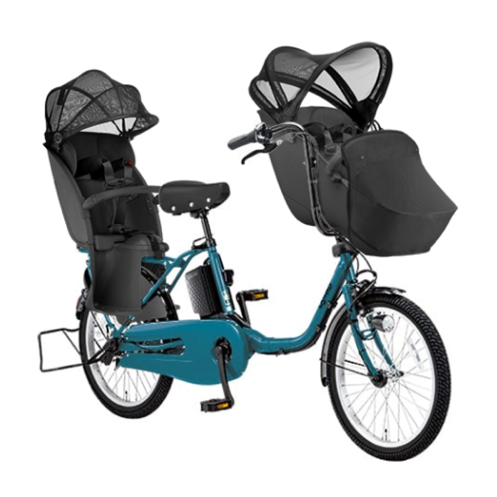 【セット販売】電動アシスト自転車 Panasonic パナソニック 2025年 ギュット・クルーム・DX BE-FFD033 20インチ 3人乗り NCD491S / NCD501S | Gyutto | 06