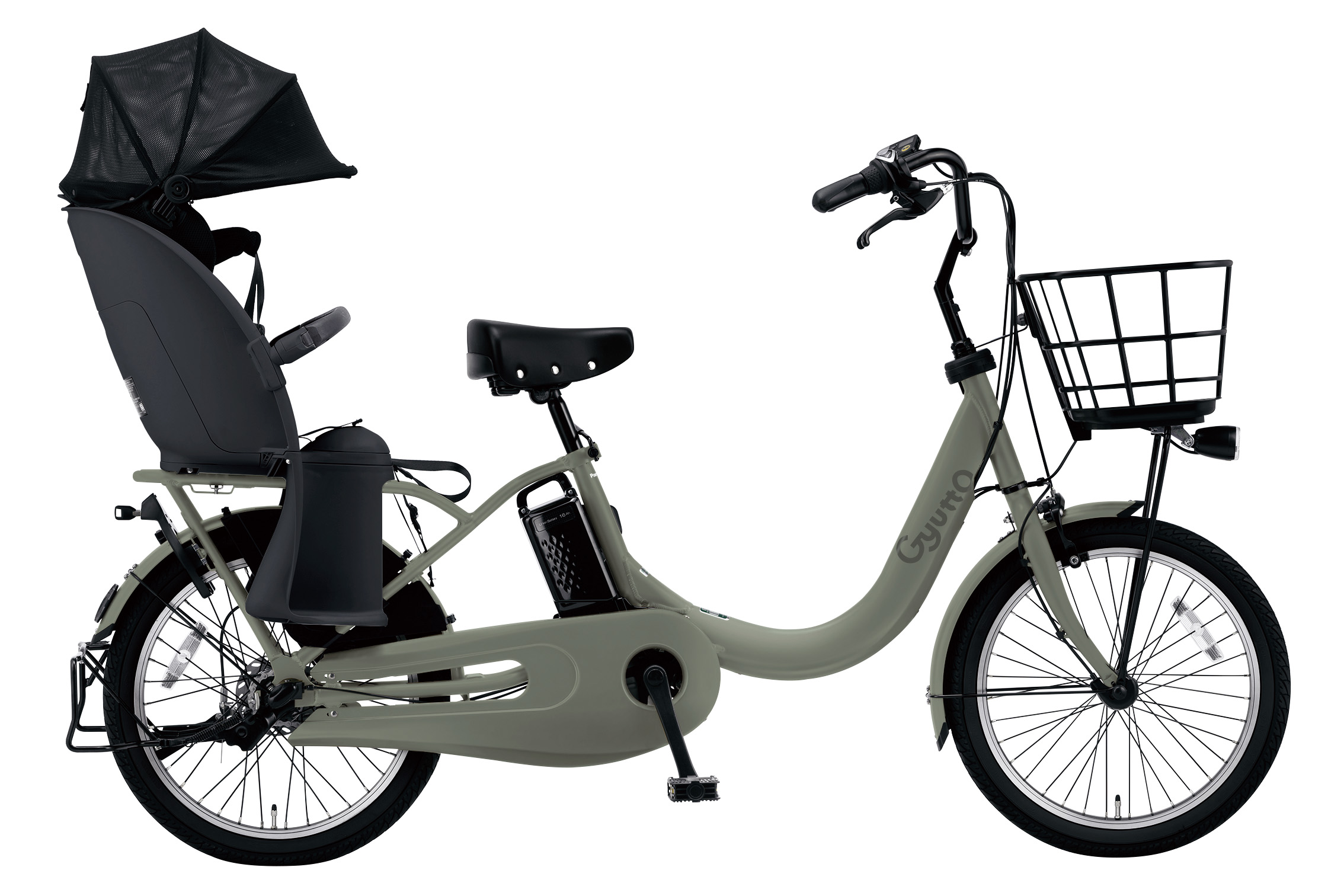 電動アシスト自転車 電動自転車 子乗せ付き Panasonic パナソニック 2024年モデル ギュット・クルームR・DX FRD033