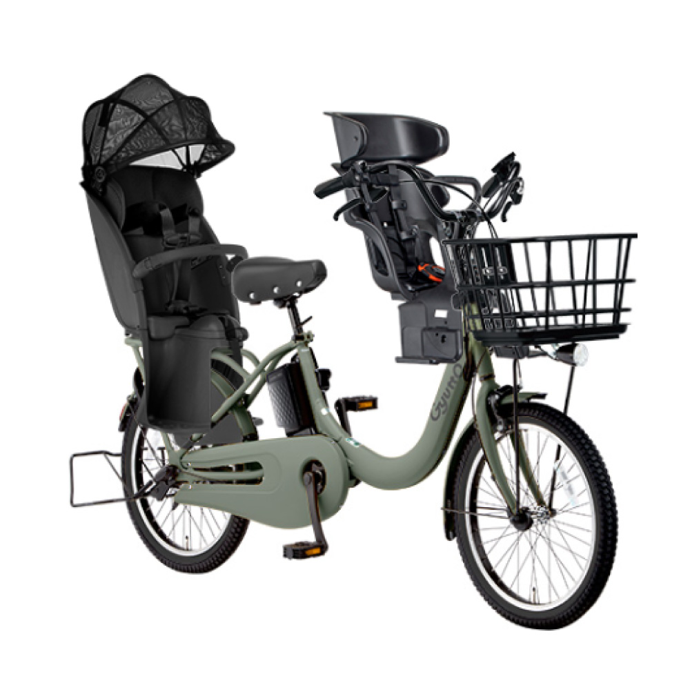 【セット販売】電動アシスト自転車 Panasonic パナソニック 2025年モデル ギュット・クルームR・DX FRD034 20インチ 3人乗り | Gyutto | 02