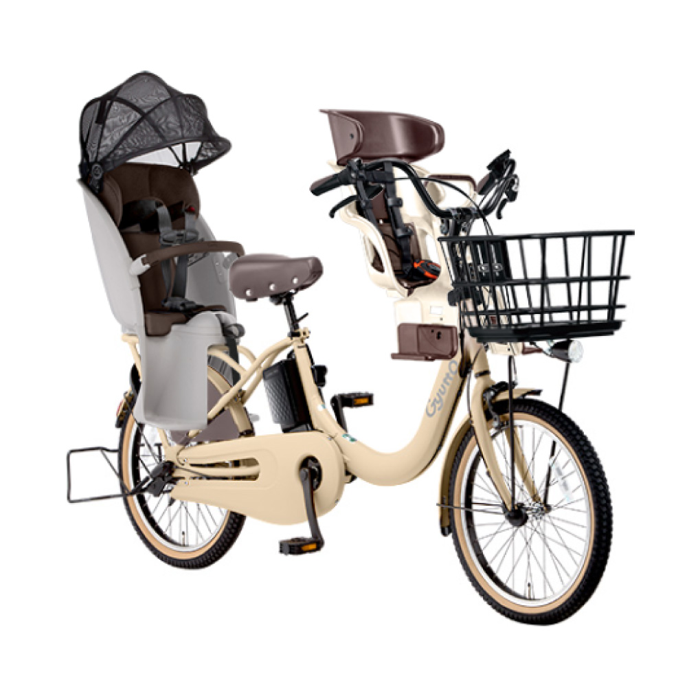 【セット販売】電動アシスト自転車 Panasonic パナソニック 2025年モデル ギュット・クルームR・DX FRD034 20インチ 3人乗り | Gyutto | 03