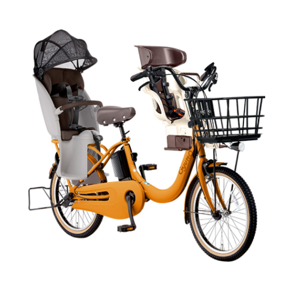 【セット販売】電動アシスト自転車 Panasonic パナソニック 2025年モデル ギュット・クルームR・DX FRD034 20インチ 3人乗り | Gyutto | 04