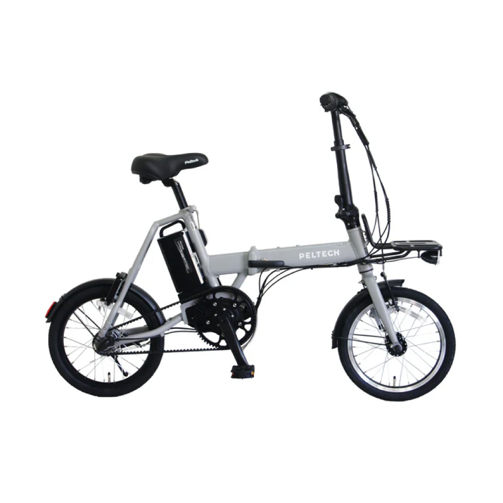 折りたたみ自転車　１６インチ　シルバー　安く自転車 折りたたみ自転車 16インチ（電動アシスト自転車）｜自転車車体