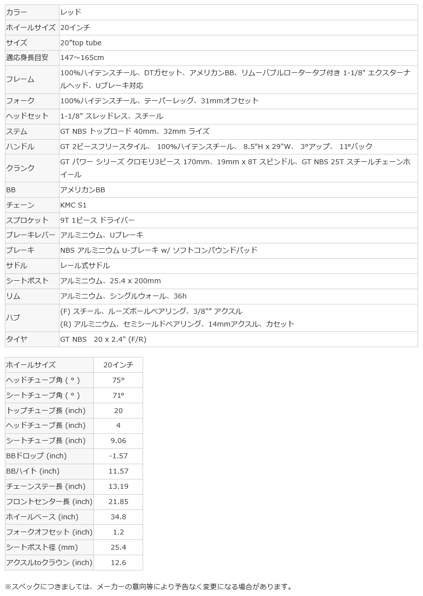 新春セール】(店舗受取送料割引)GT （ジーティー） 23' SLAMMER