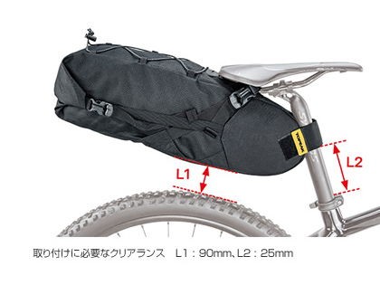 TOPEAK 自転車用バッグ グレー　15リットル TOPEAK 自転車用バッグ グレー 15リットル