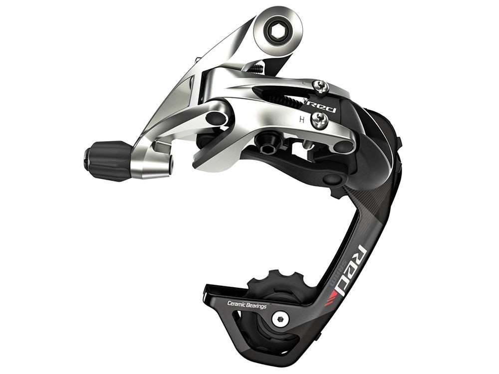 sram force 1 ミドルケージリアディレイラー11s SRAM Force 1 リアディレーラー - 11速 ミディアムケージ グレー