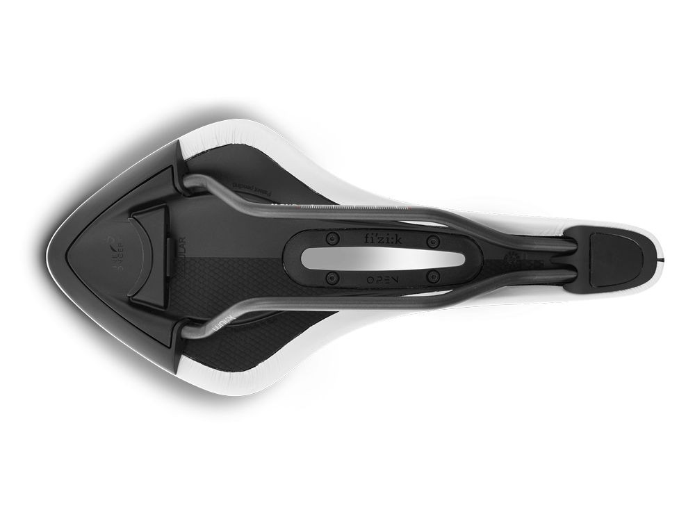 (8800円以上条件付き送料無料)フィジーク(FIZIK)　ARIONE R3 OPEN （アリオネ R3 オープン）＜ホワイト＞ キウムレール for スネーク サドル - 4