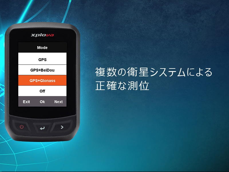春得セール)エクスプローバ X3 GPSサイクルコンピューター