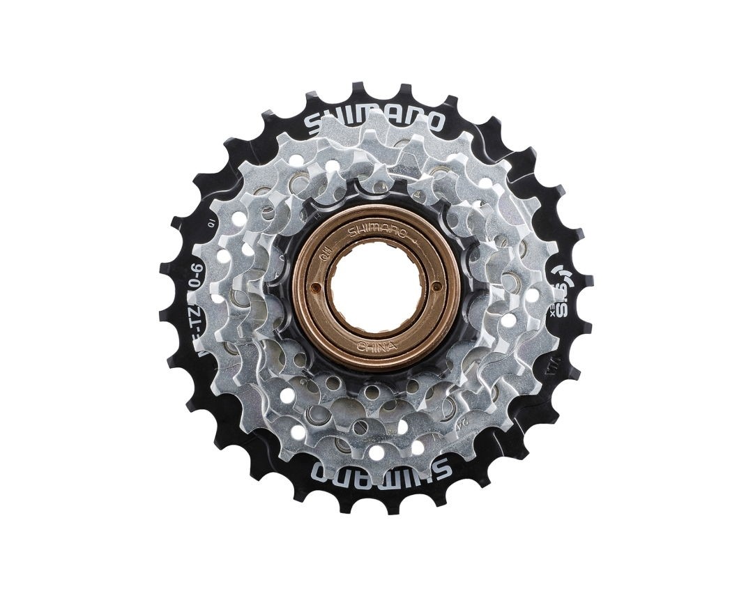 創業110年祭)シマノ（SHIMANO） MF-TZ510-6 マルチプルフリーホイール 14-28T（6S） スポークプロテクター付  :00649390:サイクルヨシダYahoo!店 - 通販 - Yahoo!ショッピング