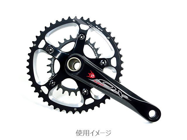 Amazon | SUGINO(スギノ) チェーンホイールセット EXP110-601D W