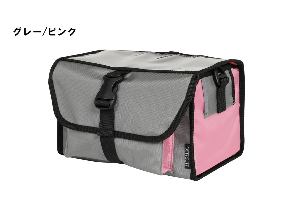もも★4本　B品/オーストリッチ グレー 春得セール)OSTRICH（オーストリッチ） F-500 フロントバッグ