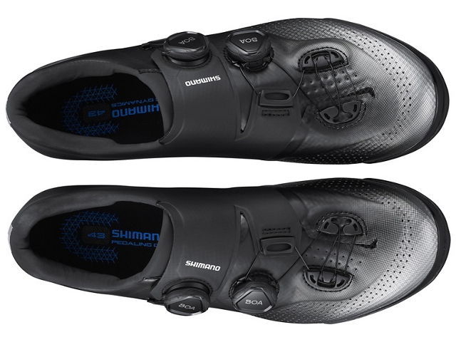 値下げSHIMANO XC7 SH-XC702 【ワイド】 ブラック& シルバー シマノ XC7 SH-XC702 ワイドサイズ SPD シューズ ビンディング
