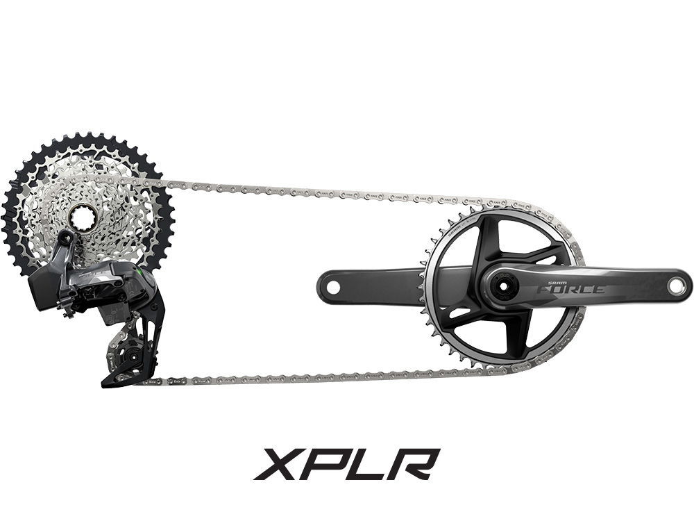 (秋得セール)スラム（SRAM）　FORCE XPLR eTAP AXS ワイヤレスリアディレーラー（12S）※バッテリー別売