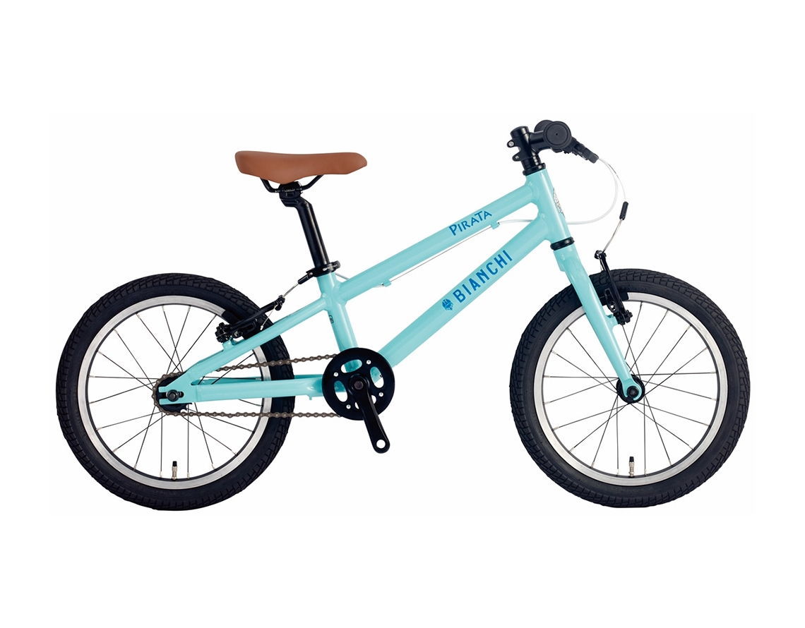 値下げ！Bianchi　ビアンキ　子供用　16インチ　自転車　バイク　手渡し可 店舗受取送料割引)ビアンキ(BIANCHI) PIRATA 16 キッズバイク16