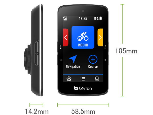 春トクSALE)ブライトン(BRYTON) RIDER S800E（ライダーS800E）GPS 