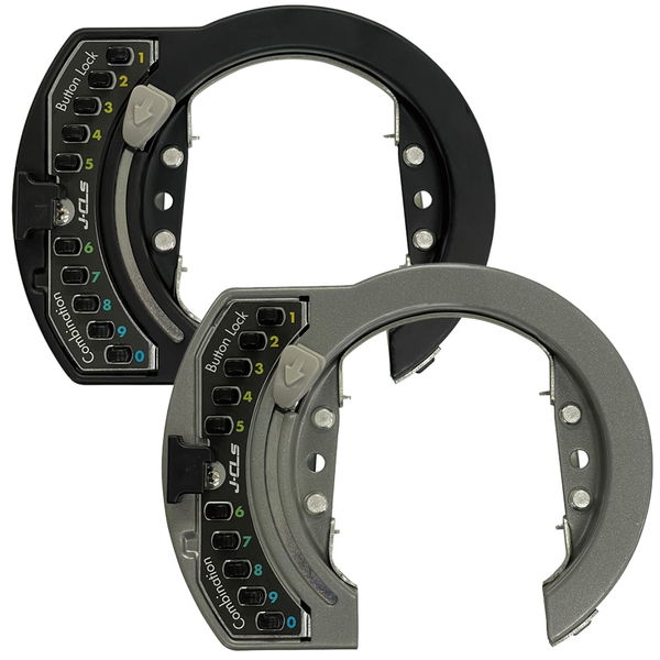 CHRYSブルー ボタン式リング錠付き