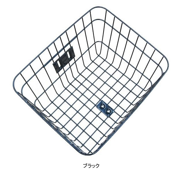 アサヒサイクル　シティサイクル ブラック 前カゴ付き アサヒサイクル 自転車用 D型メッシュ特大前カゴ ブラック