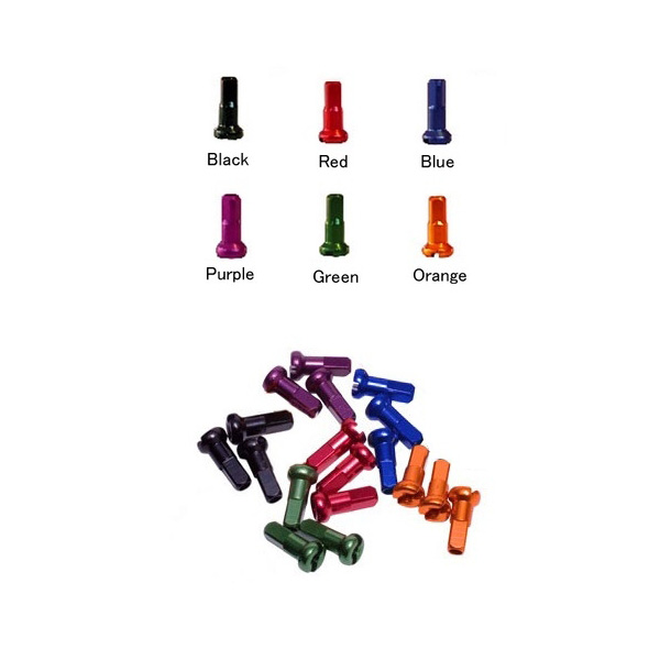 2/27-3/1はボーナスストア+5％「CNスポーク」15G アルミニップル 12mm カラーニップル 36個入り | ブランド登録なし | 01