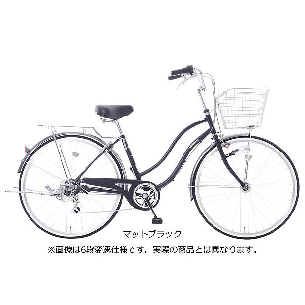 「西日本限定」「あさひ」カジュリー リラックス-L 27インチ 変速なし ダイナモライト シティサイクル ママチャリ 自転車