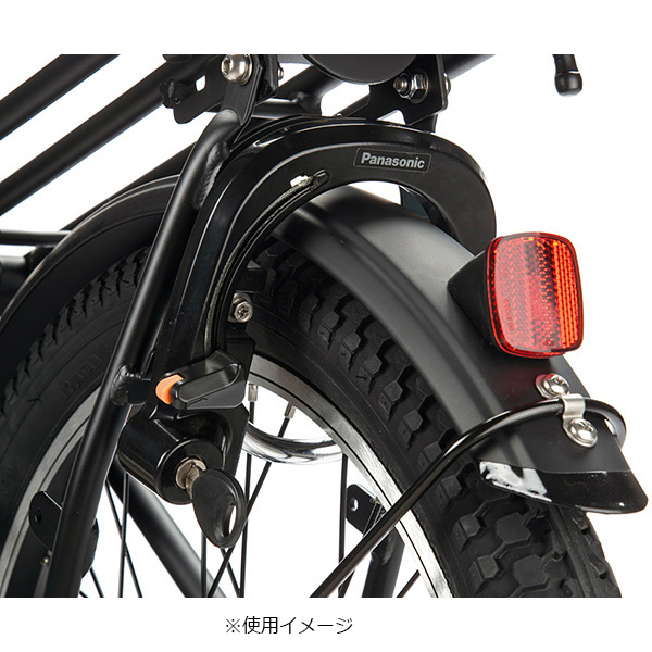 美品 自転車 ディンプルキー採用ワイヤ錠 NSAJ089 パナソニック Panasonic アクセサリー クリア 自転車・サイクリング