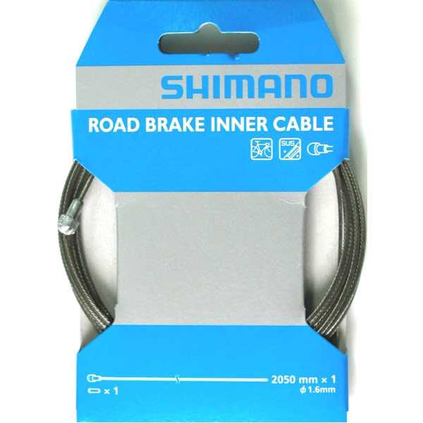「アサヒサイクル」SHIMANO SUSブレーキインナーケーブル 1.6x2050mmロード用｜cyclemall｜02