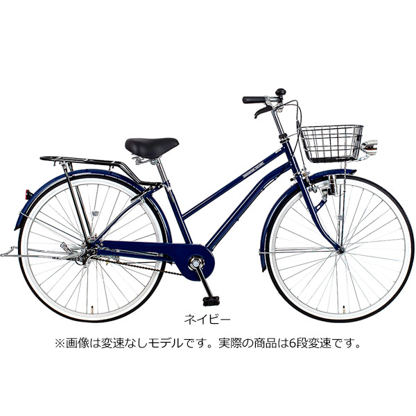 「西日本限定」「あさひ」イノベーションファクトリーCITY -L フル装備 27インチ 6段変速 ダイナモライト シティサイクル ママチャリ 自転車｜cyclemall｜03