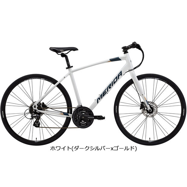 クロスバイク MERIDA CROSSWAY 150 ホワイト CROSSWAY MERIDA メリダ 2024年モデル 100-R クロスウェイ100R