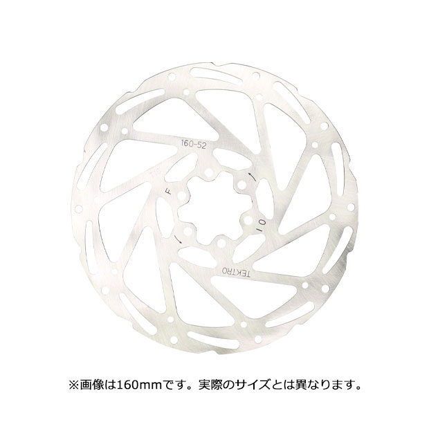 「テクトロ」TR203-52 ディスクブレーキローター 203mm（6穴、厚み1.8mm、2ピストン用） | ブランド登録なし | 01