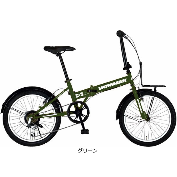 「ハマー」FDB206 TANK-G 20インチ 折りたたみ自転車｜cyclemall｜02