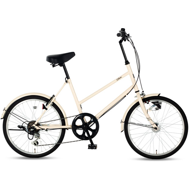 クリーム」小径車フロントバスケット（CS20、mini用）フロント