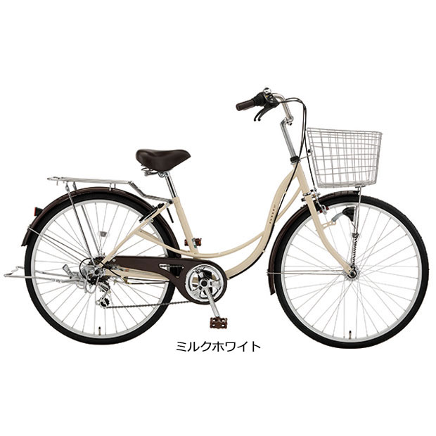 「地域限定商品」「アサヒサイクル」プラリ266「PUS66A」26インチ 6段変速 オートライト シティサイクル ママチャリ 自転車 -23