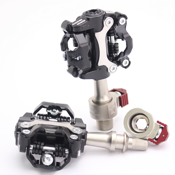 送料無料」「ウェルゴ」QRD-M250-SPD ビンディングペダル