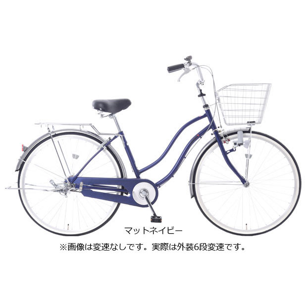 「あさひ」カジュリー リラックス BAA-O 26インチ 6段変速 ダイナモライト シティサイクル ママチャリ 自転車｜cyclemall｜03