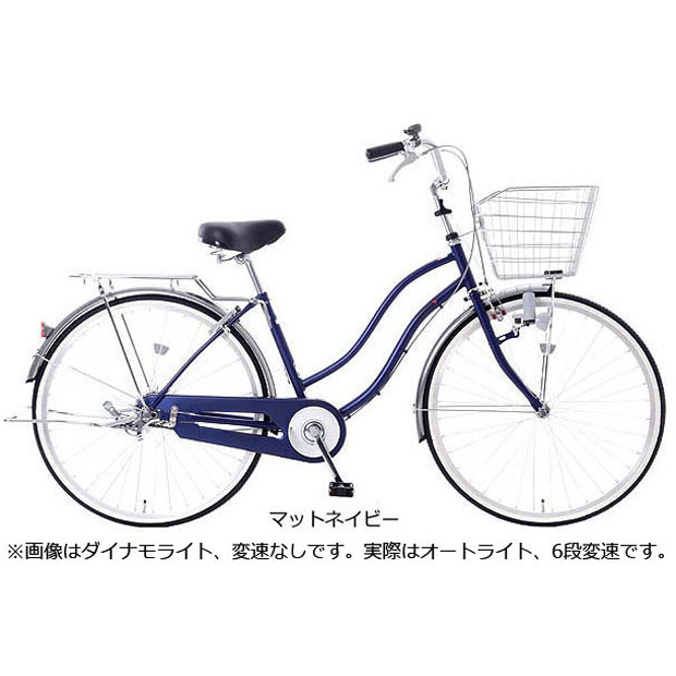 自転車 あさひ 26インチ オートライト 6段変速（自転車車体）の商品