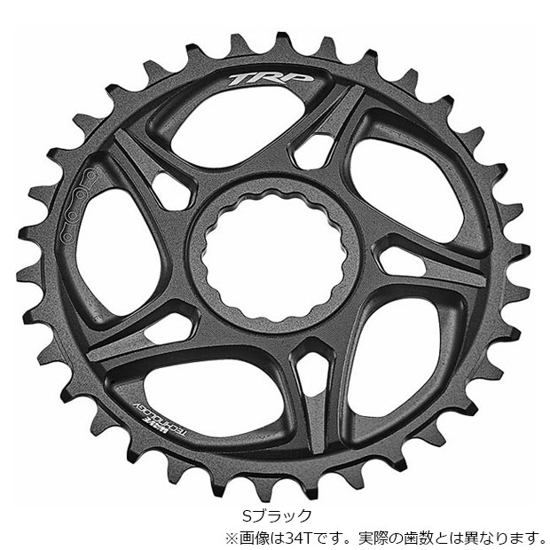 送料無料」「ティーアールピー」EVO 7 DH CHAINRING 7スピード対応