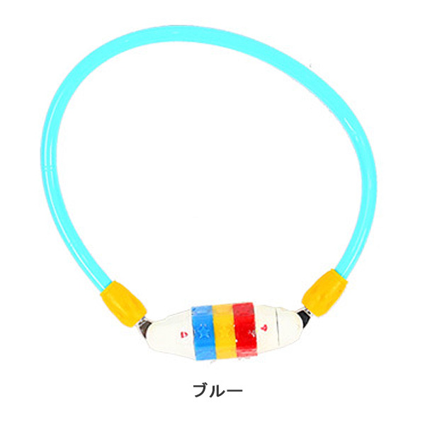 「タテ」キッズダイヤルロック 8x400mm 絵合わせで設定できるダイヤルロック錠 ワイヤー錠 | ブランド登録なし | 02