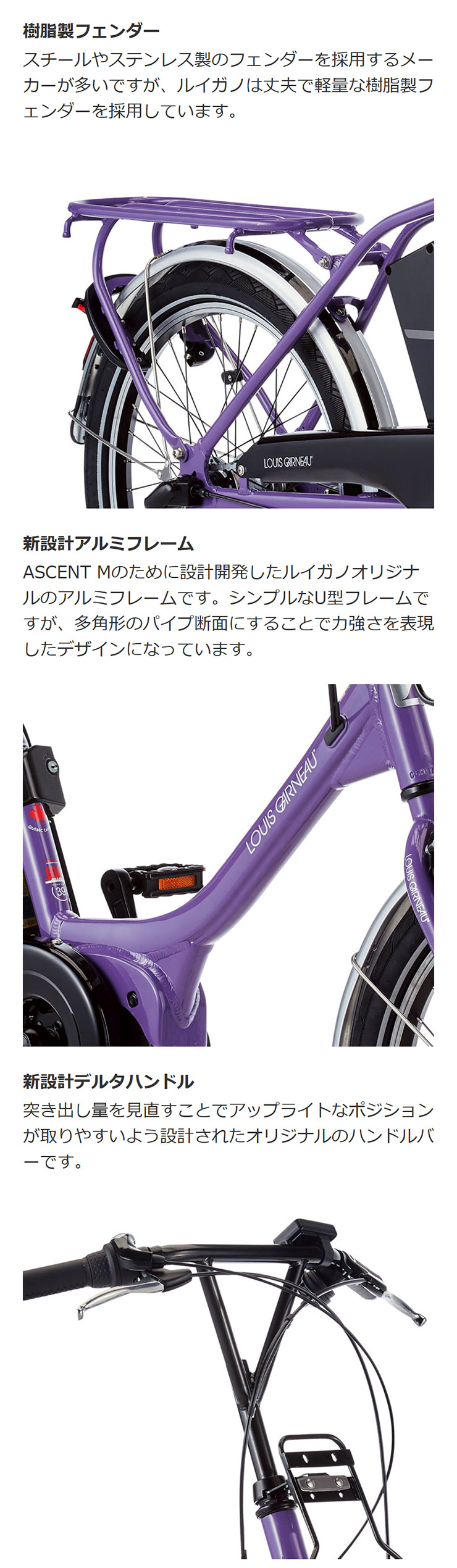 ルイガノ（LOUIS GARNEAU） 「ルイガノ」ASCENT M BAA（アセントM）-P