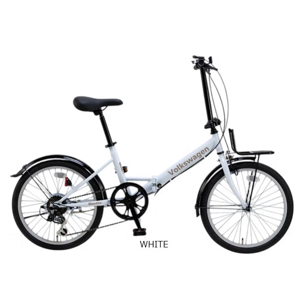 新品未使用　Volkswagen FDB-206 20型折りたたみ自転車 白色 楽天市場】vw206g（スポーツ・アウトドア）の通販