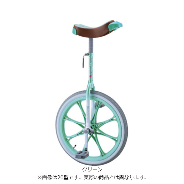 美品ブリヂストン 一輪車 18インチ スケアクロウ ラベンダー