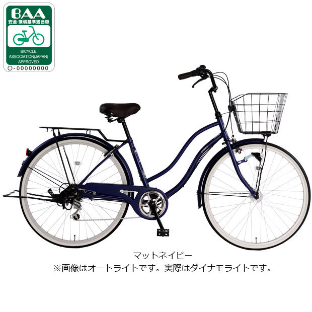 大阪　あさひ　カジュリーリラックスBAA-Q 27インチ 自転車 あさひ（asahi） 「あさひ」カジュリー リラックス BAA-Q 27インチ 6段