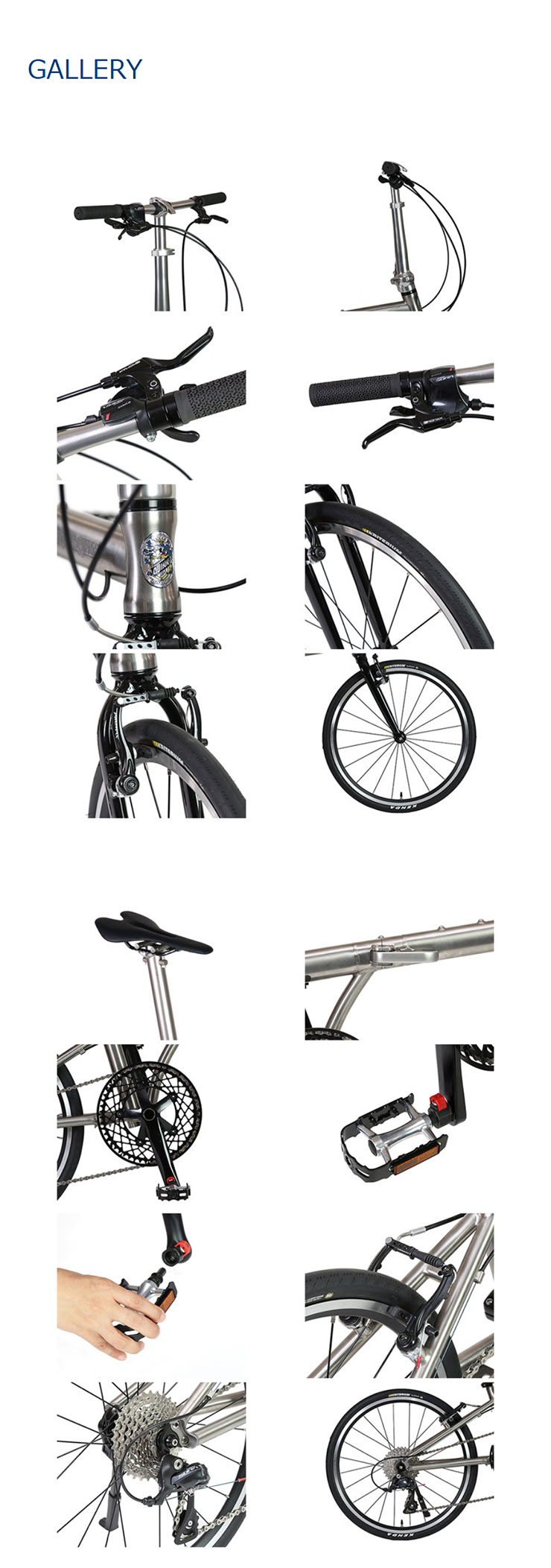 ハリークイン」HARRY QUINN TITAN8（チタン8） 20インチ 9段変速