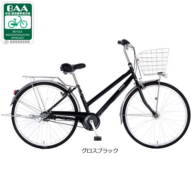 2/8はストアポイント2倍「あさひ」トラッドラインSベルトドライブ-Q 26インチ 3段変速 オートライト シティサイクル ママチャリ 自転車「ABC2602」 | あさひ（自転車） | 02